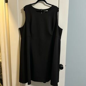 Elegant, simple black dress